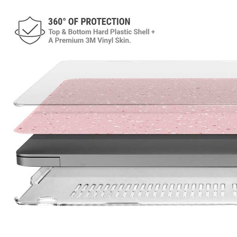 Rose Speckle MacBook Pro 14in (2021-24) Case plus Skin